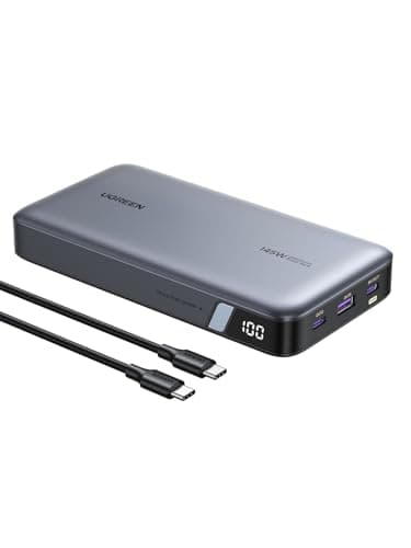 UGREEN 145W Laptop Power Bank 25000mAh, 140W PD3.0 Fast Charge, 3-Port Portable Charger for MacBook Pro, Dell XPS, iPad, iPhone 17 Series, Galaxy S25 Ultra, DJI, Drone
