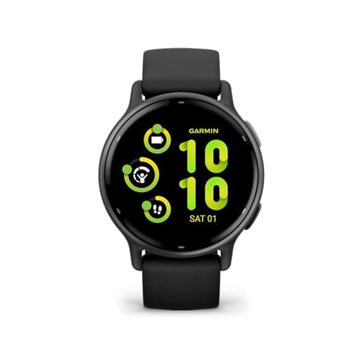 Garmin vívoactive 5, Health and Fitness GPS Smartwatch, AMOLED Display, Up to 11 Days of Battery, Black