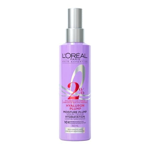 L'Oréal Paris Hair Expertise Hyaluron Plump 2% Moisture Plump Hair Serum, For Dehydrated Hair, 150ml