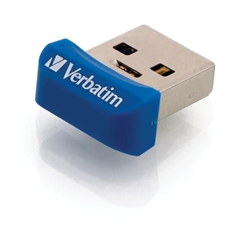 Verbatim 32GB Store 'n' Stay Nano USB 3.0 Flash Drive, Blue 98710