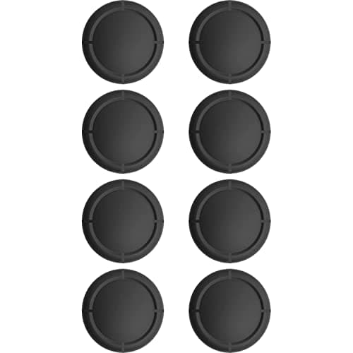 Ferkurn Replacement Caps for Swtich & Switch Lite Switch OLED Thumbstick Repair,Switch Analog Thumb Joy Con Joystick Thumbstick Grips Skin Cap for Replacment with Thumstick Caps, 8 PCS Black