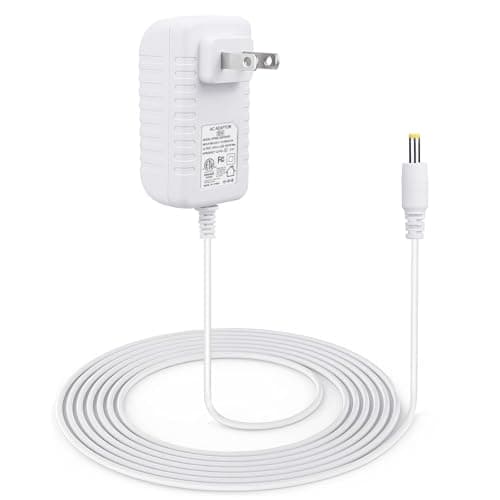 15W Power Cord Adapter Replacement for Echo Pop, Dot 5th Gen, 4th, 3rd Generation, Kids Edition, TV Cube Smart Speakers - White Wall Charger Plug Long Cable, 5ft
