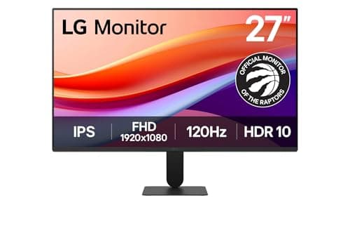 LG Full HD Monitor (27U411A) - 27" Full HD (1920x1080) Display, 120Hz Refresh Rate, sRGB 99% (Typ.), Reader Mode & Flicker Safe, Dynamic Action Sync, Black Stabilizer, LG Switch app