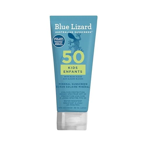 Blue Lizard Australian Kids Mineral Sunscreen Lotion, SPF 50, 89 mL