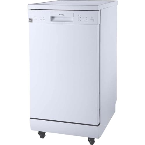 Danby DDW1805EWP 18" Portable Dishwasher | For Kitchen, Apartment, Condo, Dorm - In White