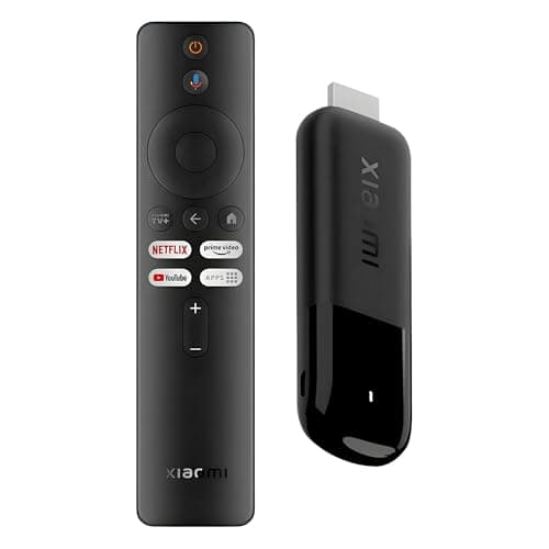 Xiaomi TV Stick 4K (2nd Gen) Streaming Device Media Player Google TV Cast Dolby Vision HDR10+ Atmos Dual Band Wi-Fi 6 with 360° Bluetooth Voice Remote Control