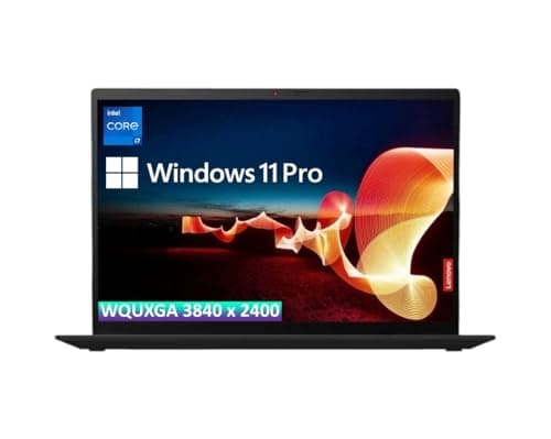 Lenovo ThinkPad X1 Carbon Gen 9 Intel Core i7-1185G7 16GB RAM 512GB SSD 14in WQUXGA 3840 x 2400 Windows 11 Pro (Renewed)