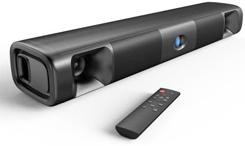Saiyin Sound Bar, 60W Sound Bar for TV with Dual Bass Drivers&Clear Voice