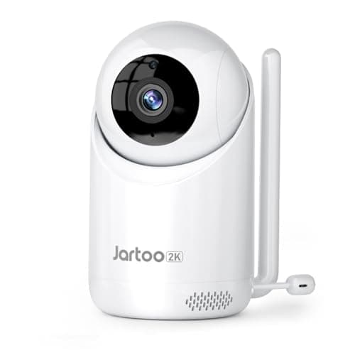Jartoo Baby Monitor Add-On Camera with Audio and 2K Video, No App, No WiFi (Monitor NOT Included)