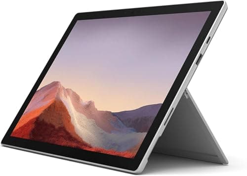 Microsoft Surface Pro 7 Plus Tablet 2-in-1 Intel Core i7 16GB RAM 256GB SSD 12.3 Inch Touchscreen Platinum Silver Windows 11 PRO (Renewed)