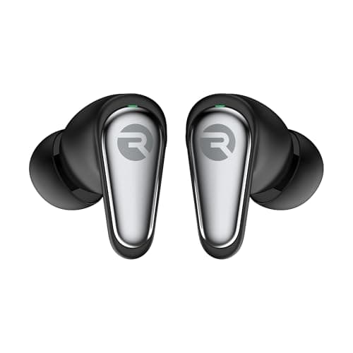 Raycon Pro Earbuds Wireless Bluetooth with Hybrid Active Noise Cancellation, Awareness Mode, 40-Hour Battery, 6 Microphones, IPX5 Water Resistance, Comfortable Ergonomic Fit, Bluetooth 5.3 (Black)