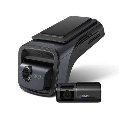 THINKWARE U3000 2CH 4K Front Dash Cam, 2K Rear Cam, STARVIS 2 Sensor Super Night Vision, Car Camera 5GHZ Wi-Fi GPS Radar Buffered Parking Mode CPL Filter Red Light Speed Camera Alerts OBD Cable