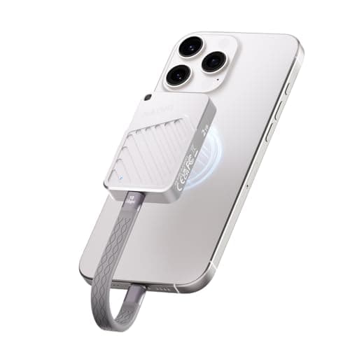 MAIWO 2TB Magnetic Portable SSD 2050MB/s USB C 3.2 GEN2x2, External Solid State Drive for iPhone15/16/17/Mac/iPad/Android/Windows, Aluminum, Support 4K ProRes Video Record