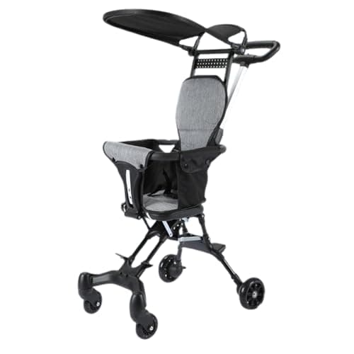 Travel Stroller for Toddler - Lightweight Baby baggy, Portable Pushchair | Fold Compact Kids Ride with Removable Sun Cover, Rotating Tyres for Holidays Outing City Walk Cabin Carry