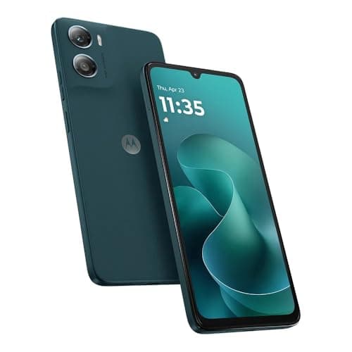 Motorola Moto G06 4G 2025 (64GB,4GB RAM) 6.88" Super HD 120Hz Display | Android 15 | 50 MP Camera| International Version Unlocked Dual SIM Smartphone (XT2535-3) (Tapestry Blue)