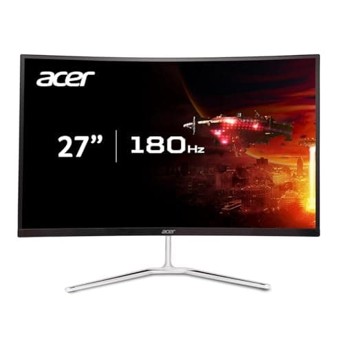Acer EDA270U Pbmiipx 27" WQHD (2560 x 1440) 1500R Curved Widescreen Gaming Display | AMD FreeSync Premium | 1ms (VRB) | up to 170Hz Refresh | HDR 10 | 2 Speakers | Display Port and HDMI Cable Incl.