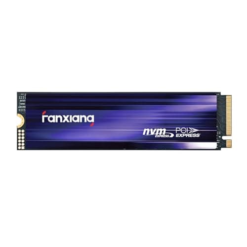 fanxiang M.2 SSD 1TB NVMe 2280 PCIe Gen4 x4 Up to 7300MB/s TLC Internal Gaming SSD, Compatible with PS5, Laptops, Aluminum Graphite Heatsink(S880)