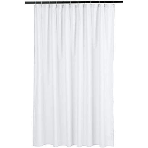 Amazon Basics Waffle Weave Shower Curtain - 72 Inch, White