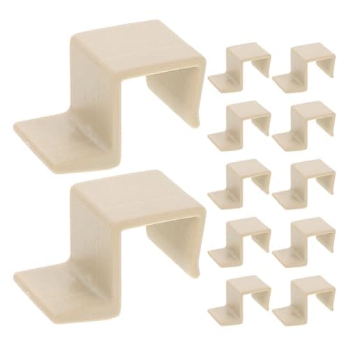 ERINGOGO 12pcs Crib Plate Buckle - Bed Rail Support Bracket- Crib Rail Frame Brackets Adapter - Reinforced Support for Mattress Frame