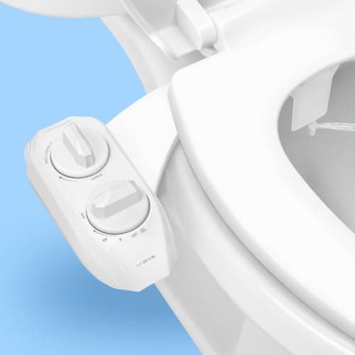 LUXE Bidet NEO 120 PLUS - Patented Non-Electric Bidet Attachment, White