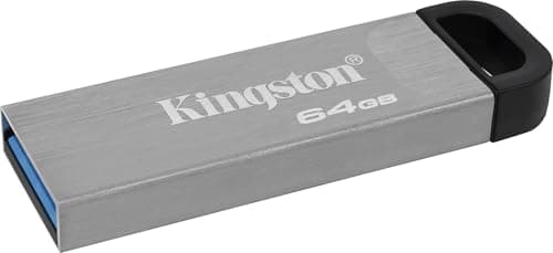 Kingston DataTraveler Kyson 64GB USB 3.2 Metal Flash Drive DTKN/64GB