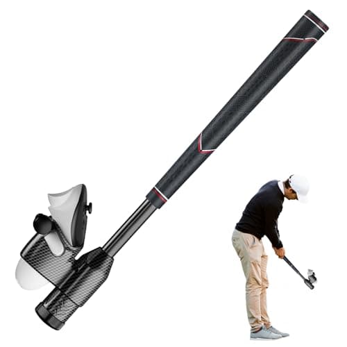 HackFission VR Golf Club Attachment Compatible with Meta Quest 3/3S, Golf Simulator with Double Lock, Non-Slip Grip, Precision Tracking & Adjustable Weight, VR Accessories for Right Controller