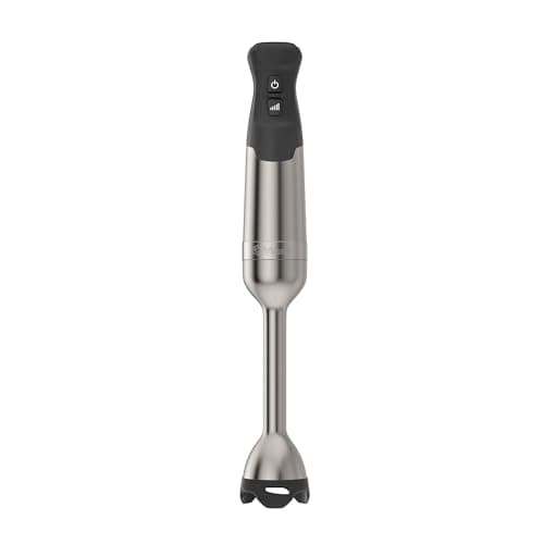 Vitamix 5-Speed Immersion Blender, Professional-Grade Hand Blender with 625-Watt Motor and Stainless-Steel Blade, Stainless Steel/Black