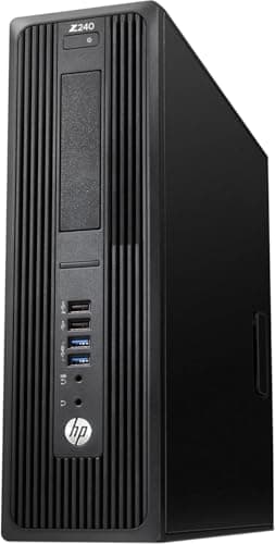 HP Z240 SFF Computer Workstation Desktop PC, Intel Core i7-6700 3.40GHz Processor, | 32GB Ram, 1TB SSD | WiFi & Bluetooth, Display Port, HDMI, Windows 11 Pro (Renewed)