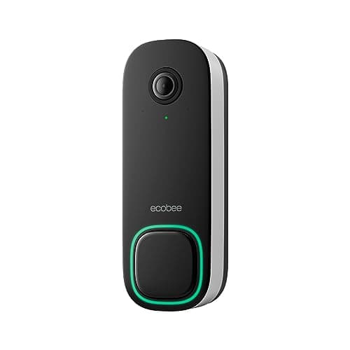ecobee Smart Video Doorbell Camera Wired Alexa, Apple Home Kit, Google Home