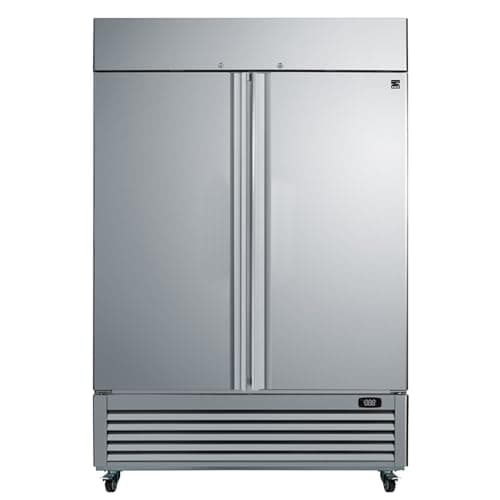 Kenmore Commercial Freezer – Upright Convertible Refrigerator, Frost Free, Congelador For Restaurant Industrial Use, Cafe, Shop, Reach-In Full-Size 49 Cu.ft Stainless Steel