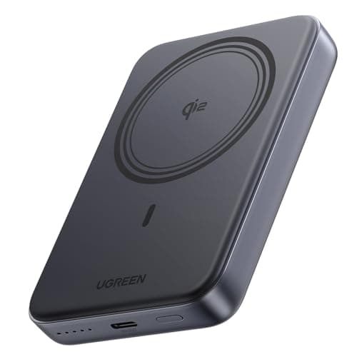 UGREEN Qi2 Certified 10000mAh 15W Magsafe Compatible Power Bank, Magnetic Wireless Battery Pack 20W Fast Charge Portable Charger Compatible with iPhone 17/16/15/14/13 Series (USB-C Cable Included)