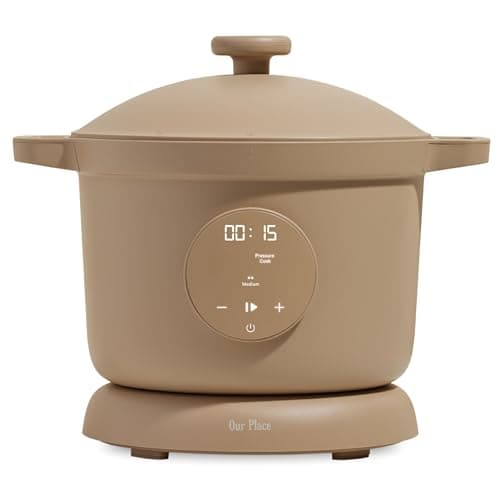 Our Place Dream Cooker | 5.6 L. Multicooker | 4 Versatile Modes | Pressure Cook, Slow Cook, Sear & Saute, Keep Warm | Hands-Free Steam Release | Tailored Control Panel | Steam