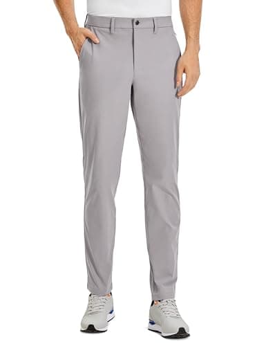 CRZ YOGA All Day Comfy Golf Pants 30" Gull Gray 40W x 30L