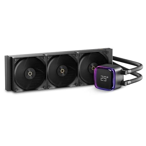 Iota L36 BK Liquid CPU Cooler with Digital Display,360mm AIO Water Cooling System with ARGB Efficient Pump,TDP 300W,Low-Noise FDB Fans,2000 RPM,Suitable for AMD AM4/AM5 & Intel LGA 115X/1200/1700/1851