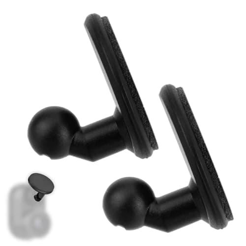 2pcs Adhesive Mount for Garmin Dashcam, Plastic Windshield Mounting Replacement Compatible with Garmin Dash Cam 45/46/47/55/56/57 65W/66W/67W Mini 2 Mini 3 Tandem X110/X210/X310 Accessories