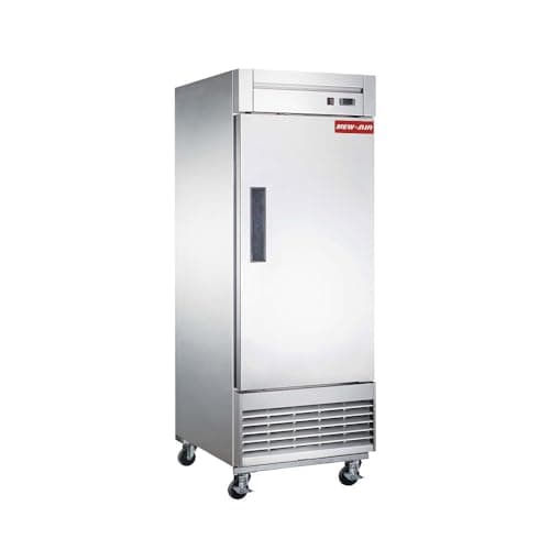 NEW AIR Commercial Stainless Steel Single Door Freezer - Ideal for Commercial Kitchens, Restaurants and Food Processing Spaces
