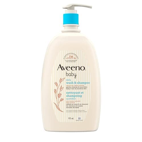 Aveeno Baby Wash & Shampoo - Gentle 2-in-1 with Natural Oat Extract - 975ml