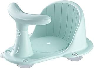 Baby Bath Seat， Portable Toddler Child Bathtub Seat for 6-24 Months，Infant Toddler Girl Boy Bathtub Support，Non-Slip/Soft Skin Care/Strong Sucker (green)