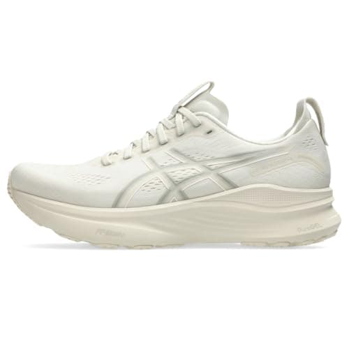 ASICS Men's Gel-Kayano 32 Running Shoes, Oatmeal/Meteor Grey, 12