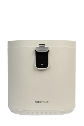 Food Cycler Eco 5 Award-Winning Kitchen Food Recycler | Indoor Composter Bin Alternative | Electric Countertop Food Disposer with Odorless 5L Indoor Food Waste Bin for Easy Waste Management | White
