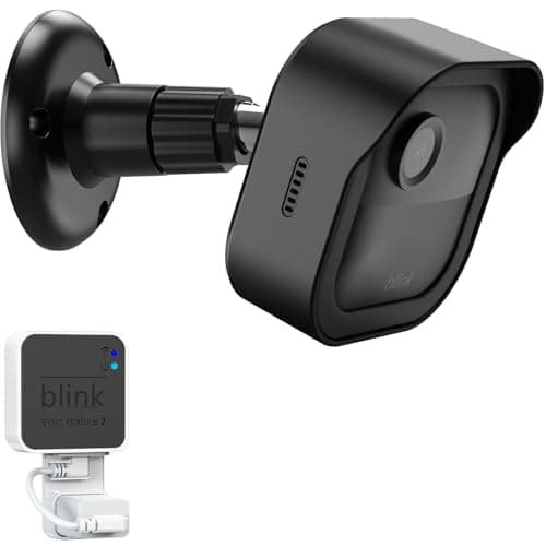 Wall Mount for Blink Outdoor 4 (4th Gen) and Blink Outdoor (3rd Gen), 1 Pack Weatherproof Protective Housing and 360 Degrees Adjustable Mount with Sync Module Mount (Blink Camera Not Included)