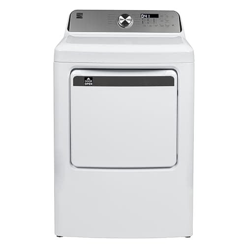 Kenmore 7.0 cu. ft. Front Load Electric Dryer - with Guard to Reduce Wrinkles & Static - Smart Sensor Drying - LED - White