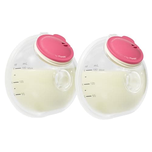 Phanpy Wearable Breast Pump Milk Collector Cup S2, E-Rosy Breast Pump Parts, Original Phanpy Breast Pump Replacement Accessories, 24 mm Flange and 20mm Insert Included, 12 oz / 360 ml, 2 Piece
