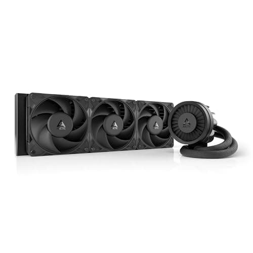 Arctic Liquid Freezer III Pro 360 - AIO CPU Cooler, 3 x 120 mm Water Cooled, 38 mm Heatsink, PWM Pump, VRM Fan, AMD AM5/AM4, Intel LGA1851/1700 Contact Frame - Black