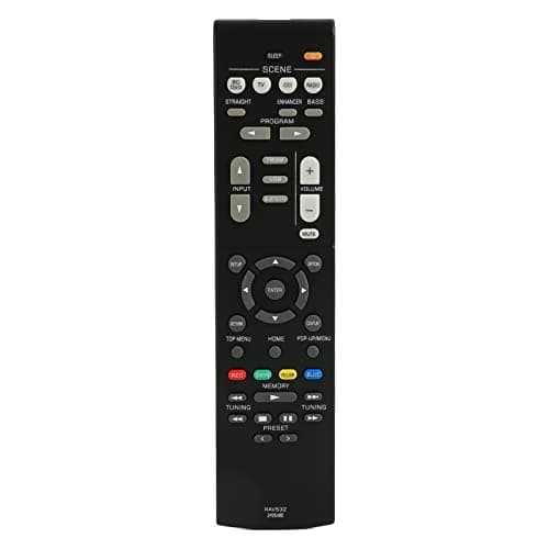 Replacement Home Theater Receiver Remote Control for RX V383 RX R383BL RX V379 3068 RXV383 RXV383BL RXV379 HTR3068, 2 x AAA Battery Needed (Not Included)
