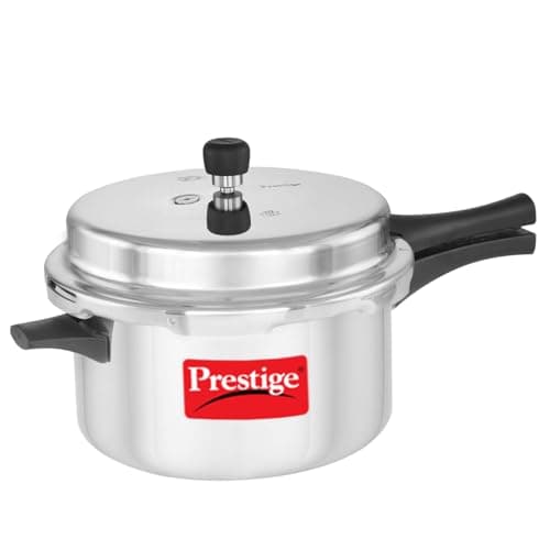 Prestige PPAPC7.5 Popular Aluminium Pressure Cooker, 7.5-Liters