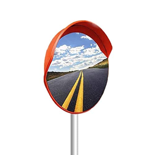 Multifunction Convex Mirror, 30-120CM Round Mirror Garage Round Blind Round Mirror for Indoor and Outdoor use (Color: B, Height: 80CM)