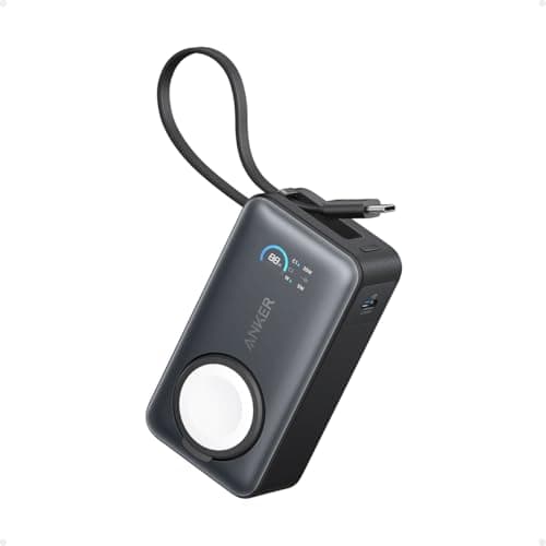 Anker MagGo Power Bank for Apple Watch, 10,000mAh 35W Max Portable Charger