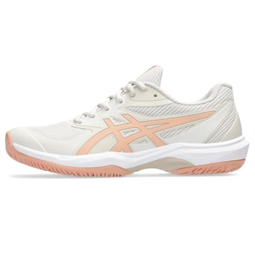 ASICS Women's Game FF Tennis Shoes,7.5,Soft Oat/Cantaloupe
