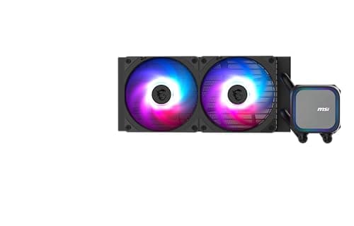 MSI MAG Coreliquid A13 240 - AIO ARGB CPU Liquid Cooler - 240mm Radiator - LGA 1851 Ready - Triple 120mm ARGB PWM Fans, Black